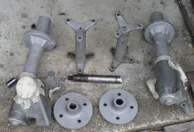 blasted shafts struts and hubs.JPG and 